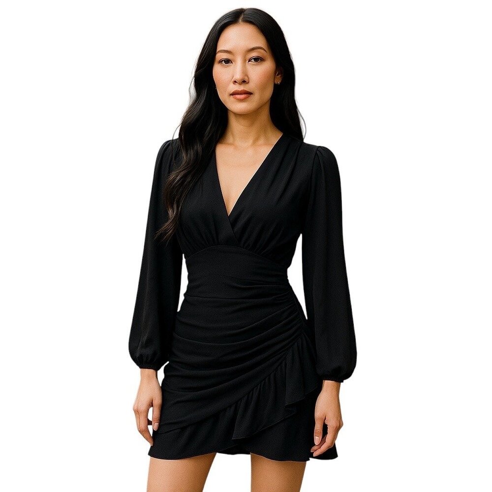 Elegant Black Mini Dress